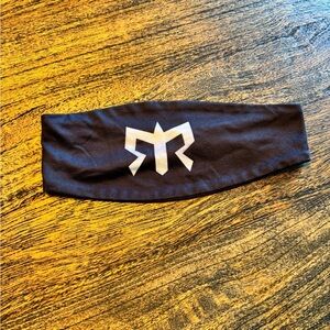 Ragnar Relay Black Headband with White Logo